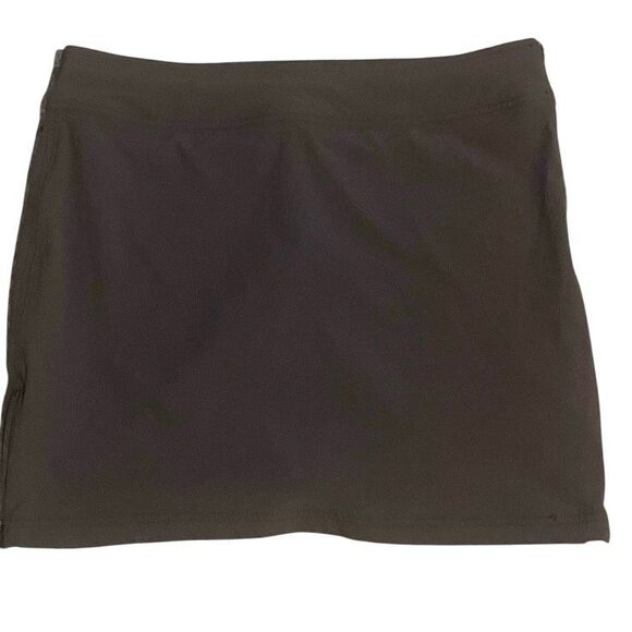 Athleta Women’s Brown Skort Size 8 Performance Stretch Activewear Built-In Short - Picture 1 of 4